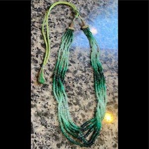 COPY - Precious Emerald Bead Necklace